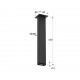 SQUARE LEG 30x60 / MAT BLACK